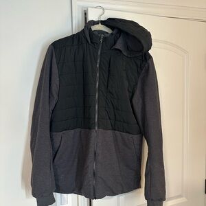 lululemon athletica Men's Black and Gray Performance Jacket